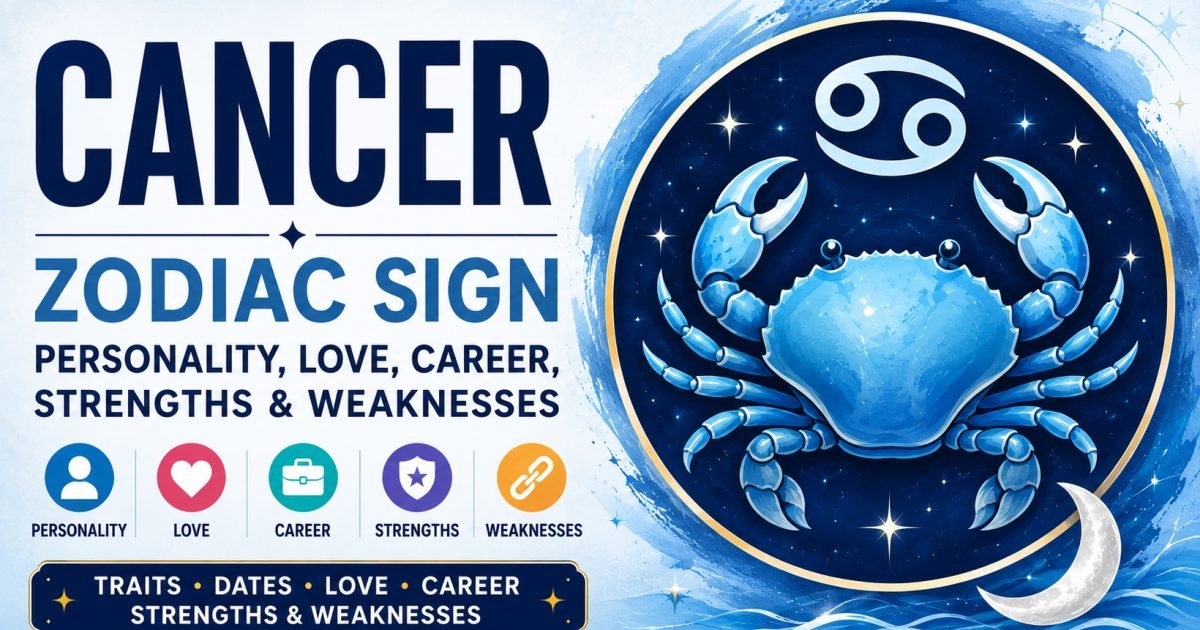 Cancer Zodiac Sign: Personality Traits, Dates, Love, Career, Strengths & Weaknesses