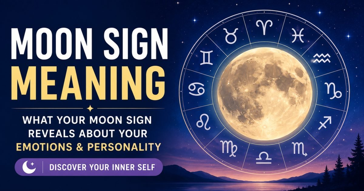 Moon Sign Meaning: What Your Moon Sign Reveals About Your Emotions and Personality