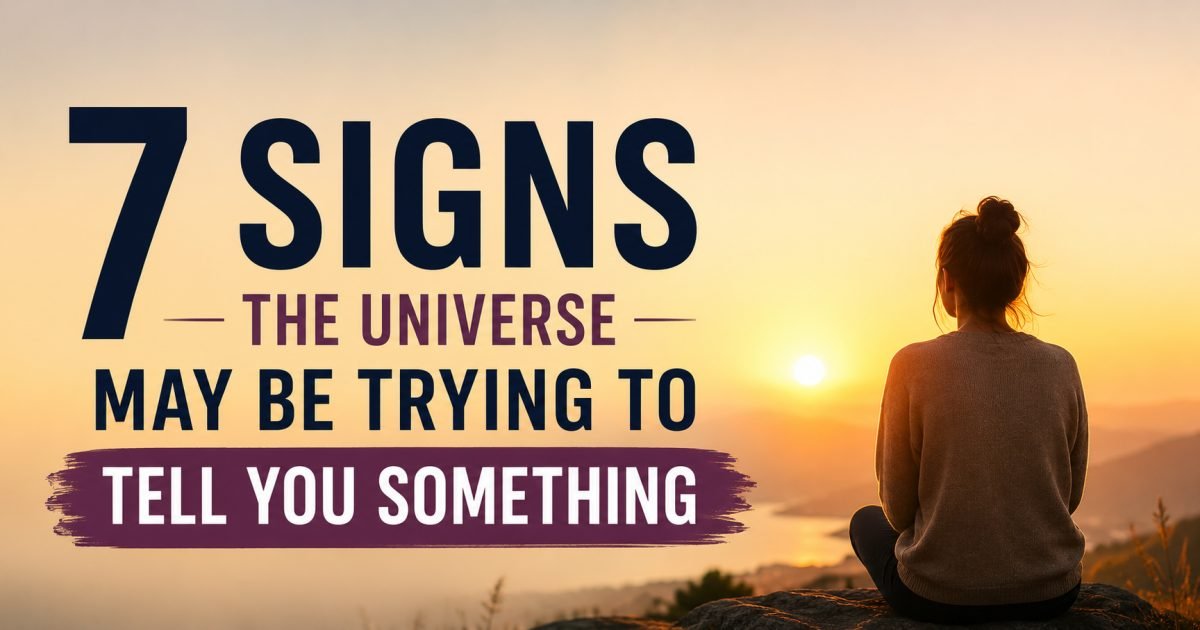 7 Signs the Universe May Be Trying to Tell You Something