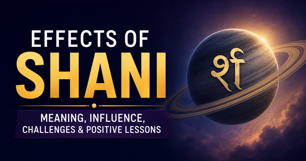Effects of Shani (Saturn) in Astrology: Meaning, Influence, Challenges & Positive Lessons