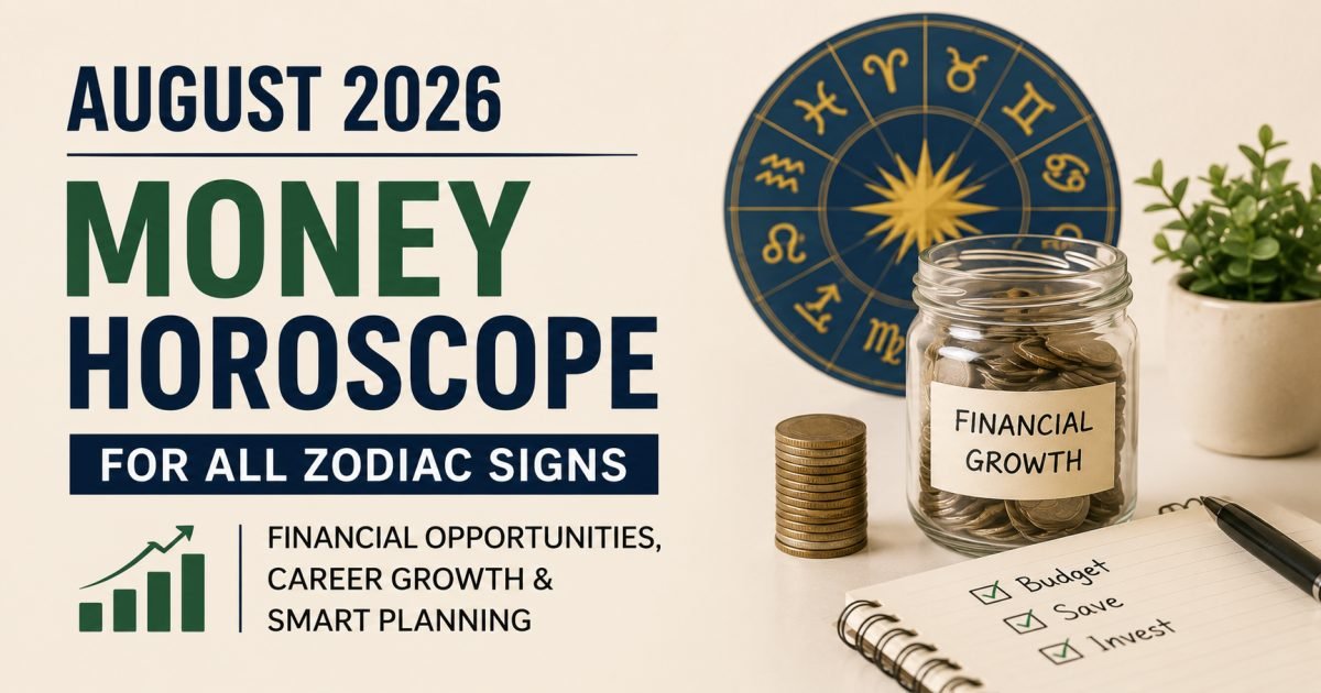 August 2026 Money Horoscope: These Zodiac Signs May See Financial Opportunities