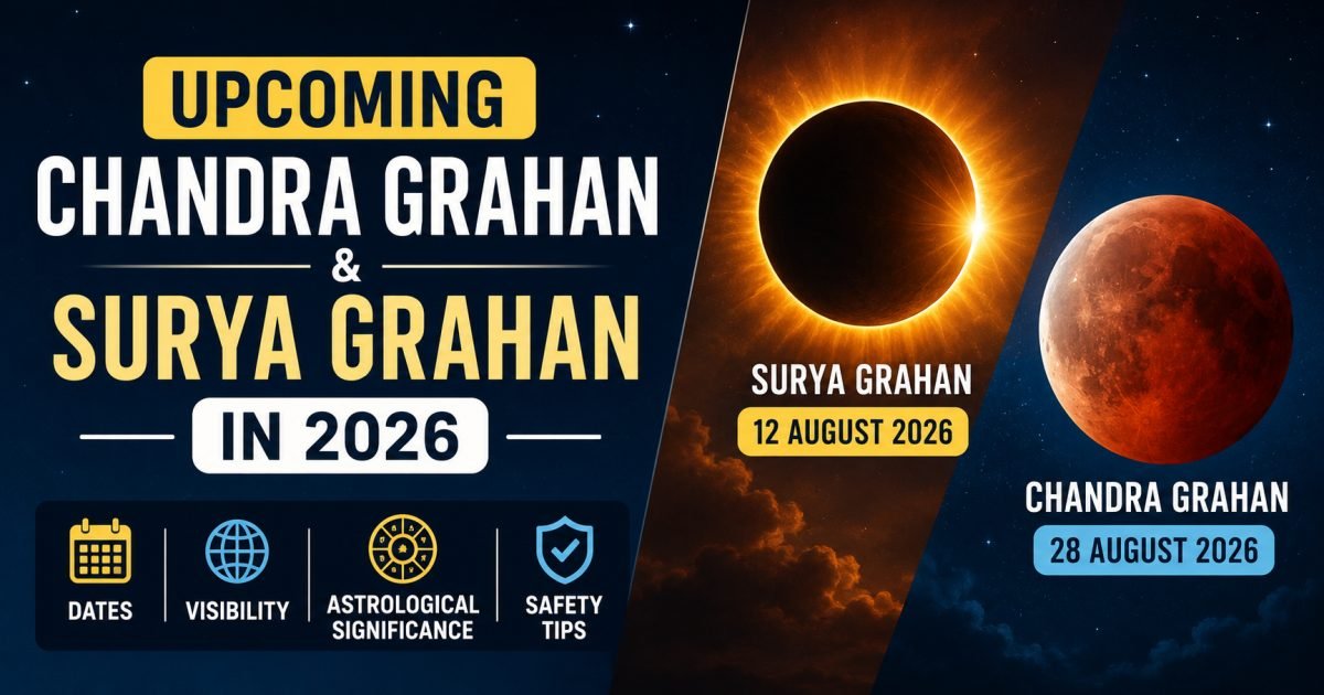 Upcoming Chandra Grahan & Surya Grahan 2026: Dates, Visibility, Astrological Significance and Safety Tips